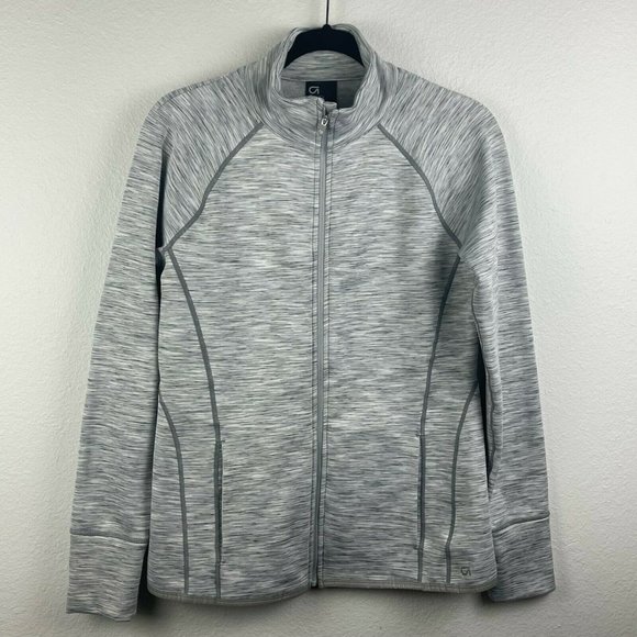 GAP Jackets & Blazers - Gap Fit Jacket Women's Size M Full Zip Long Sleeve Athletic Track Heather Gray